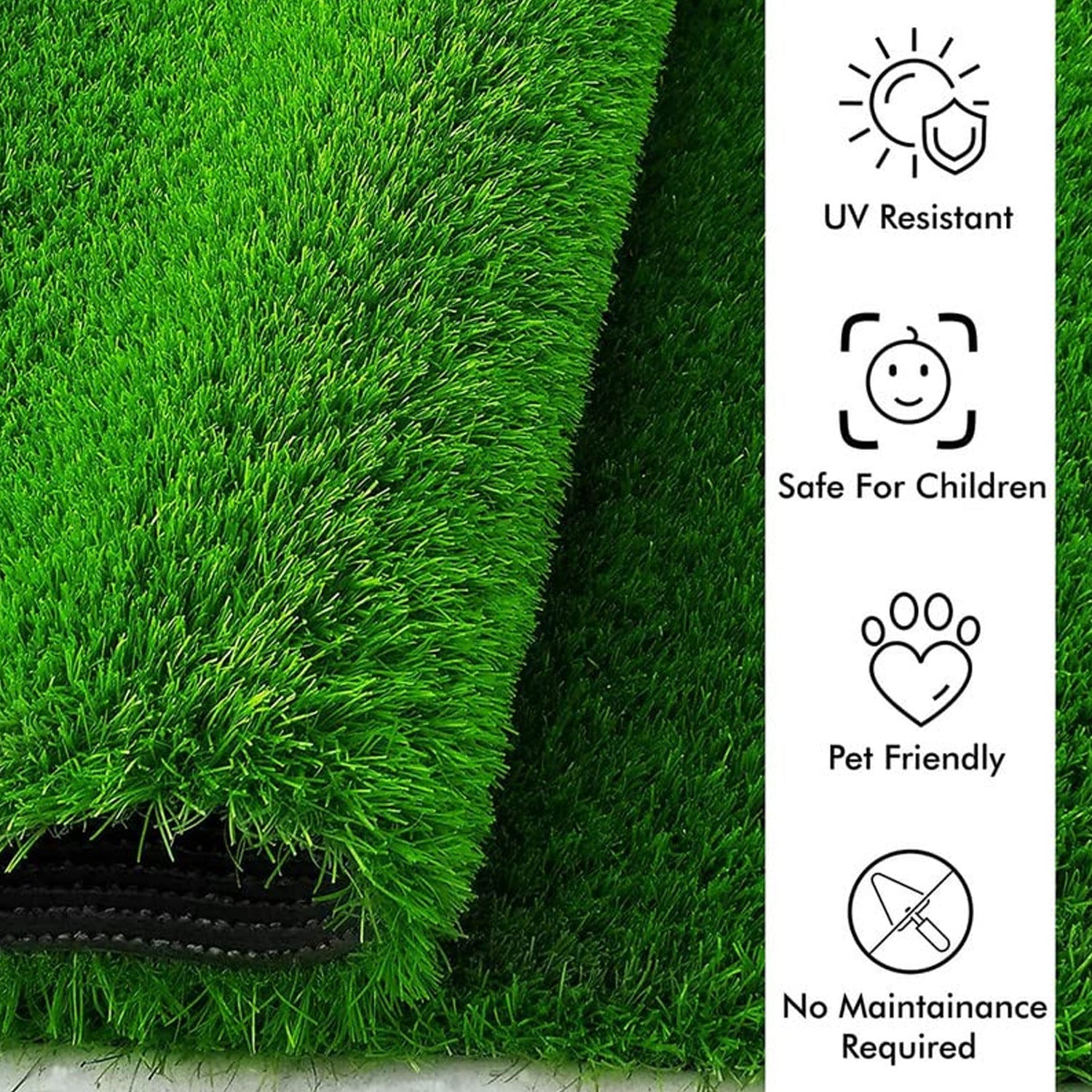 0612 Artificial Grass For Balcony Or Doormat Soft And Durable Plastic Turf Carpet 58x38cm 0612 Artificial Grass For Balcony Or Doormat Soft And Durable Plastic Turf Carpet 58x38cm